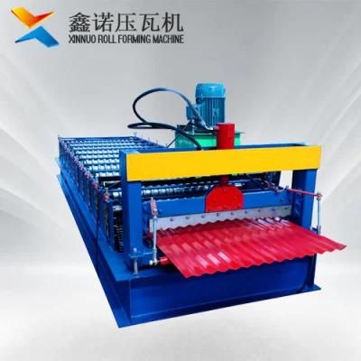 Popular Type Galvanized Steel Roof Tile Cold Roll Forming Machine Roll Former Corrugated Iron Sheet Roll Former