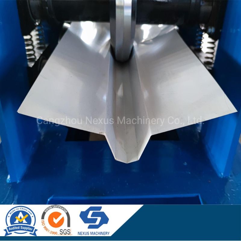 Steel Ridge Cap Roll Forming Machine Metal Roof Sheet Making Machinery