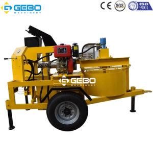 M7mi Mobile Block Making Machine with Integrated Pan Mixer