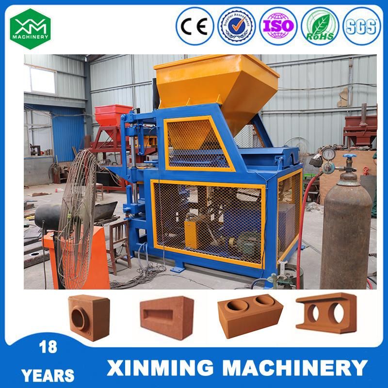 Xm4-10 Automatic Clay Block Machine Soil Earth Lego Interlocking Brick Making Machine in Morocco
