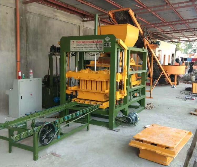 Qt4-25 Hydraulic Construction and Building Hollow Block Making Machine