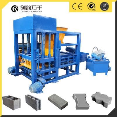 Qtj4-25 Small Production Machinery Automatic Cement Block Making Machine Concrete Block Machine