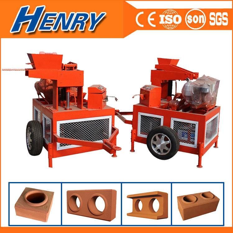 Hr1-20 Diesel Hydraform Clay Interlocking Brick Machine 2022