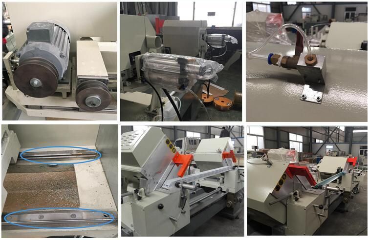 Aluminum/UPVC Profile Double Head Cutting Saw/Aluminium Profile Cutting Machine/UPVC and Aluminum Window Production Line Machine