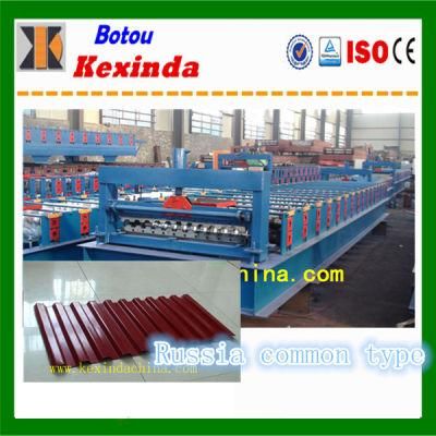 Russian Popular Style C21 Roof Wall Panel Roll Forming Machine
