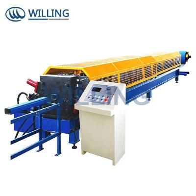 Rain Water Steel Downpipe Roll Forming Machine/Water Falling Down Gutter Making Machines for Sale