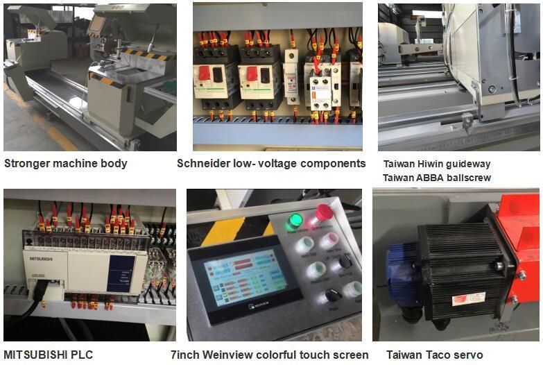 Double-Head Precision up Cutting Saw CNC for Aluminum Window