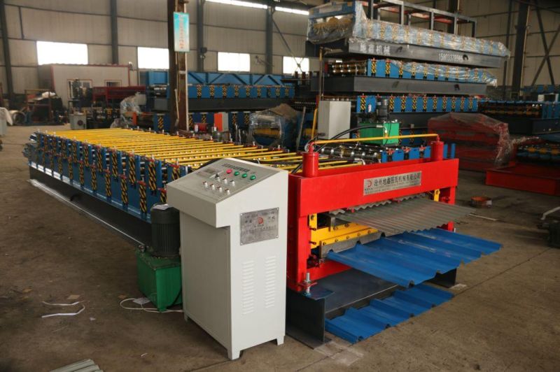 Double Corrugated Automatic Roof Panel Tile Price Roll Forming Machine