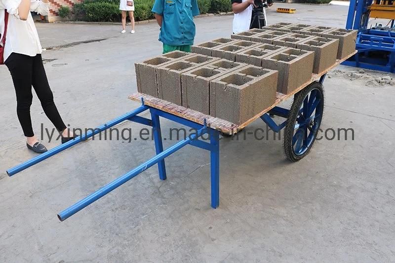 High Quality Qt4-24 Cement Block Making Machine with Concrete Mixer