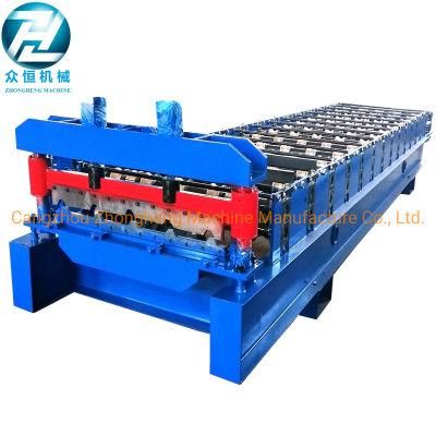 Africa Market Color Steel Trapezoidal Roof Ibr Sheet Roll Forming Machine