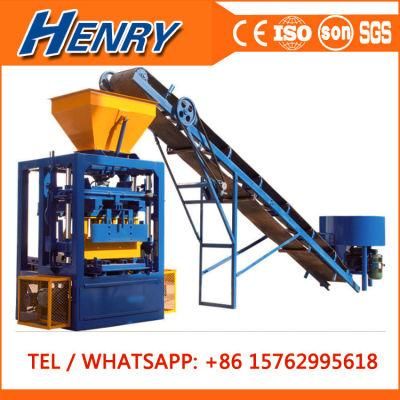 Qt4-24 Most Popular Simple Vibrated Concrete Cement Brick Block Making Machine Price Guinea