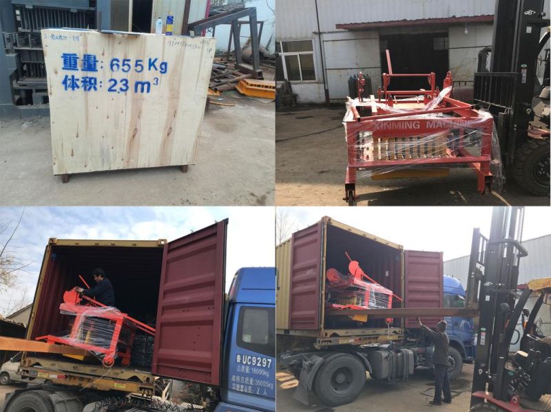 Qm4-45 Diesel-Powered Mobile Block Machine, Egg Laying Machine, Cement Hollow Brick Brick Making Machine