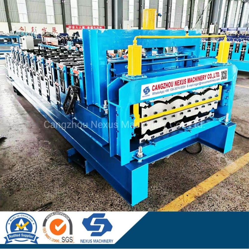 Metal Step Tile /Q Tile /Glazed Tile Roofing Sheets Roll Forming Machine