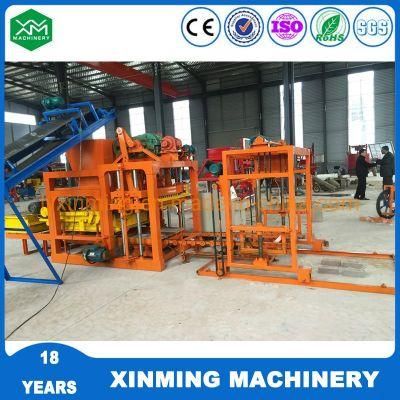 Brick Kiln Qt4-25 Hollow Block Making Machine Paver Machine