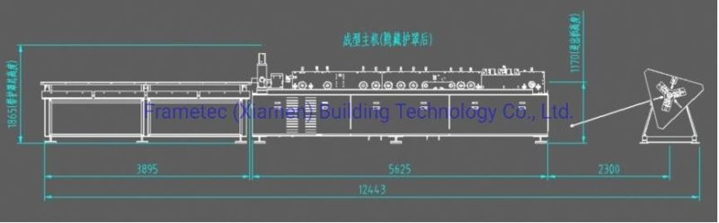 Classical Light Weigth Steel Framing System House Making Machine for Wall and Roof