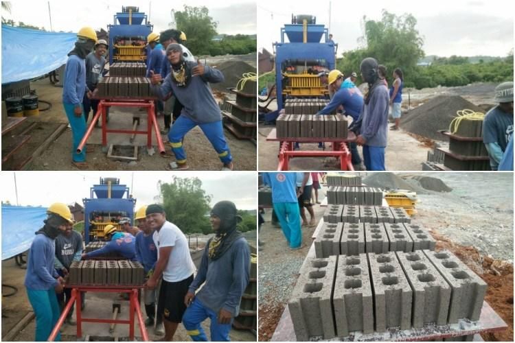 Qt4-15 Hotsale Hourdis Block/Brick Making Machine Price in Algeria