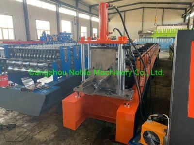 Low Price Steel Downspout Rain Gutter Roll Forming Machine Rolling Machine
