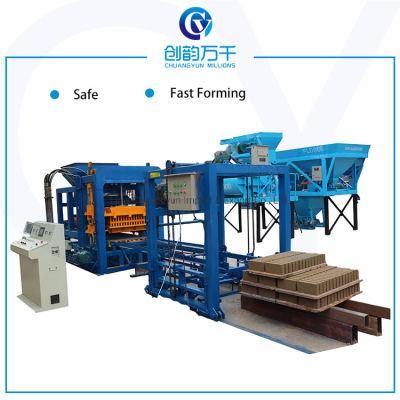 Qt4-15 Automatic Concrete Making Equipment / Cement Hollow Block Making Moulding Machine Price