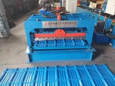 2020 Glazed Roofing Tile Popular Type Roll Forming Machine with Ce ISO