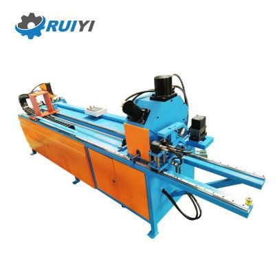 High Quality CNC HVAC Square Rectangular Air Duct Hydraulic Angle Steel Iron Galvanized Stainless Flange Production Line