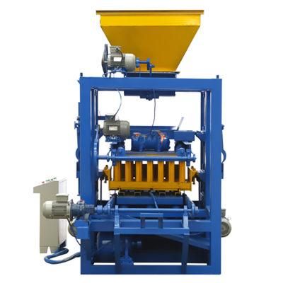 Qt4-24 Semi-Automatic Concrete Cement Hollow Block Making Machine for Sale