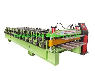 China Price Double Layer Roofing Sheet Roll Forming Machine
