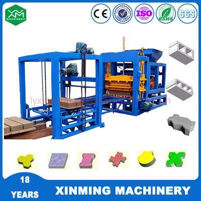 Small Investment Qt4-15 Full Automatic Hollow Paver Interlocking Block Making Machine for Wall Materials