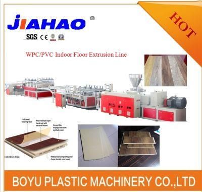 ISO9001/ TUV New PVC Wood Foamed Flooring Extrusion Line