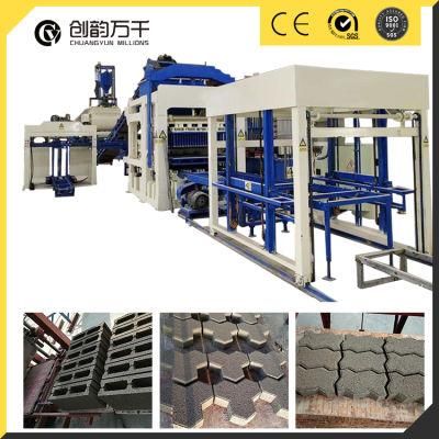 Qt 12-15 Semi Automatic Fired Clay Brick Making Molding Extruder Machine