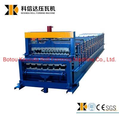 Double Layer Roofing Corrugated Sheet Cold Roll Forming Machine Production Line