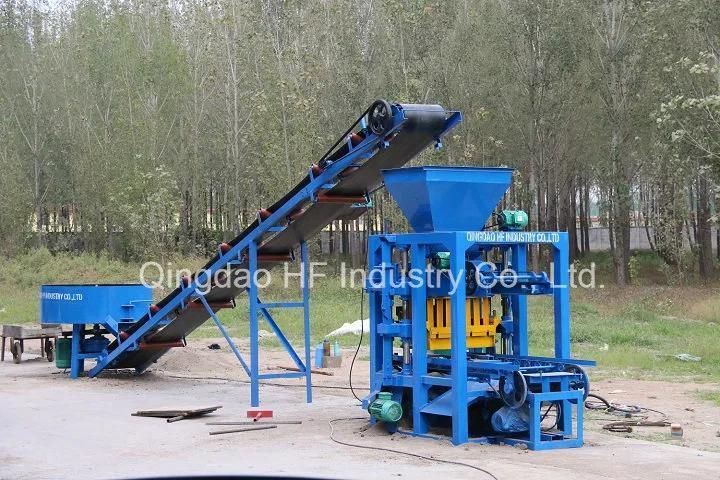 Qt4-24 Semi Automatic Concrete Block Making Machine