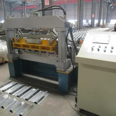 Color Steel Galvanized Trapezoidal Roofing Sheet Panel Roll Forming Machine