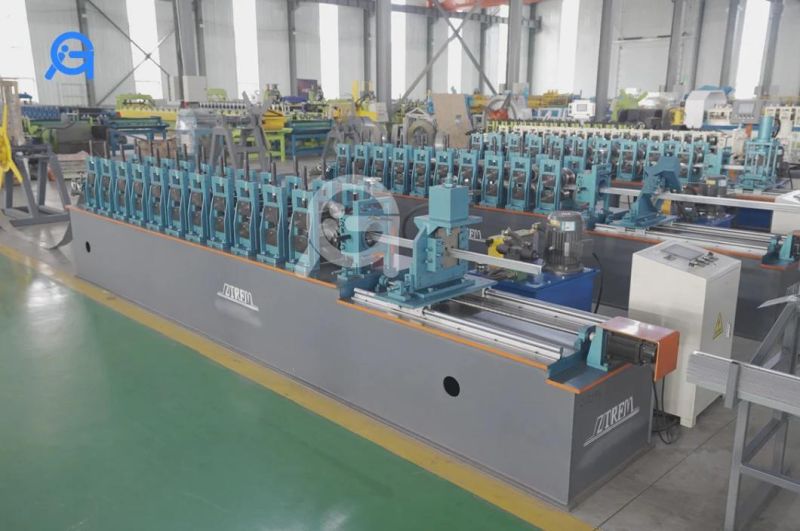 High Speed Hat Purlin Tracker Making Machine Keel Steel Furring Profile Roll Forming Machine