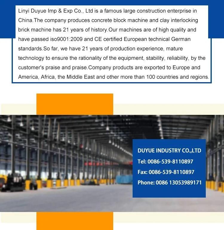 Qt10-15 Automatic Electric Hydraulic Pressure Cement Concrete Hollow Block Making Machine Brick Making Machine