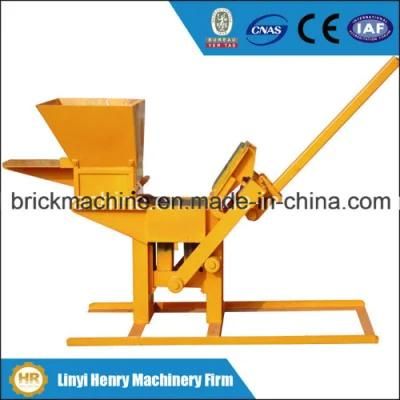 Hr2-40 Manual Soil and Clay Interlocking Brick Machine