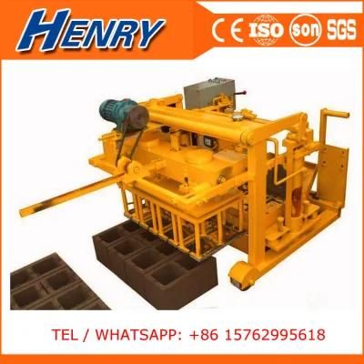 Qt40-3A Portable Manual Solid Hollow Block Machines for Sale