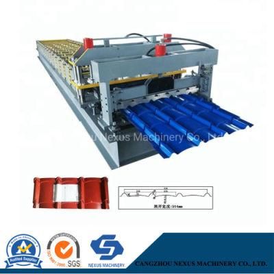 Color Steel Metal Trapezoidal Roof Tile Roll Forming Machine