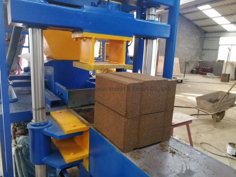 Cy2-10 Interlocking Block Making Machine Soil Interlocking Hydraulic Pressure Method Clay Brick Machine