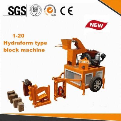 Hr1-20 Hydraform Clay Manual Brick Making Machine Cheap Price