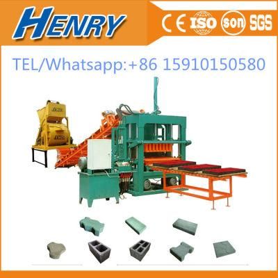 Qt5-20 Automatic Concrete Cement Paver Brick \Block Making Machine in Kenya