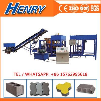 Qt4-20 Automatic Hydraulic Concrete Cement Hollow Block Making Machine Concrete Brick Machinery