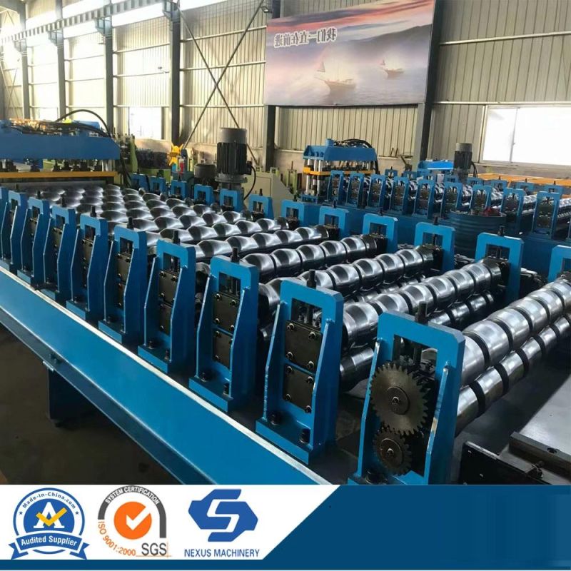 Color Coated Steel Tile Roof Roll Forming Machine/Glazed Tile Sheet Making Machine