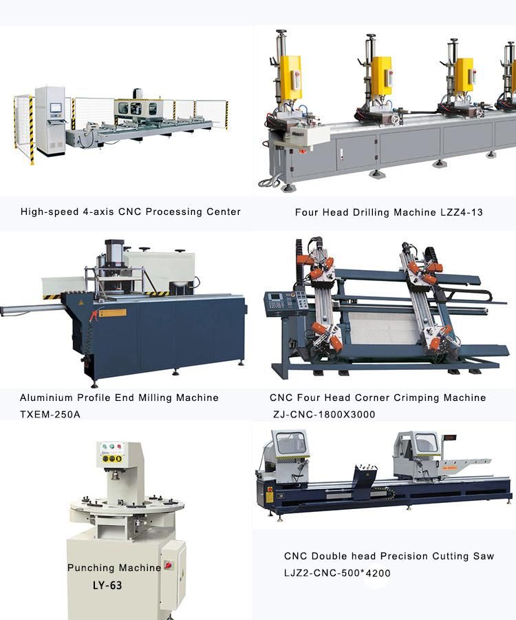 Windows Processings Machine Txem-250c Aluminum Windows Milling Drilling Machine Aluminium Window End Milling Machine