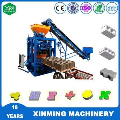 Factory Price Qt4-24 Hollow Block Making Machine Brick Making Machine From China