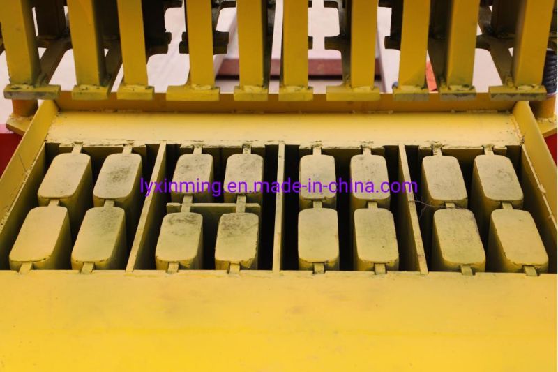 Qtj4-40 Manual Semiautomatic Cement Interlocking Brick Machinery Hollow Concrete Block Making Machine Price