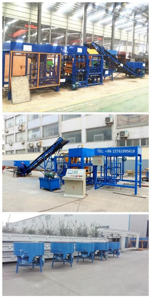Qt4-20 Small Block Production Line Paver Brick Making Machinery