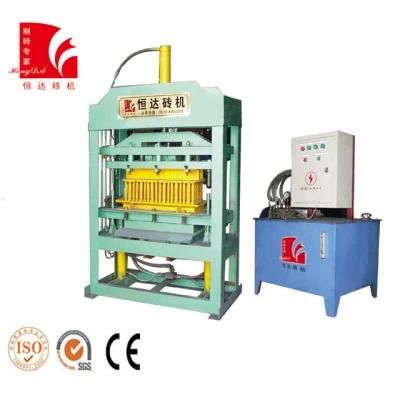 Qt2-15 Small Cement Brick Making Machine for Africa