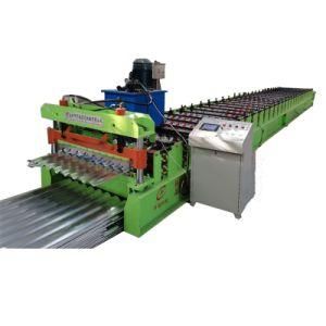 Colored Steel Wall Roof Panel Cold Roll Forming Machine