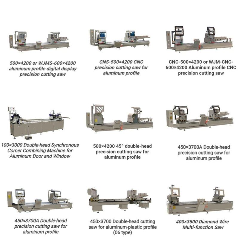 New Aluminum/Wood/PVC/UPVC Profile Double Head Cutting Saw/Aluminum Profile Cutting Saw/ Aluminum Window Door Making Machine/Double Mitre Saw