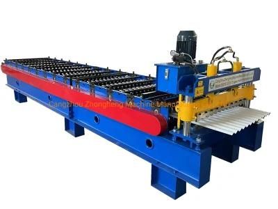 Roll Forming Machine Metal Colored Steel Wall Panel Tile Top Quality Strip Former Corrugated Roofing Iron Sheet Making Machinery